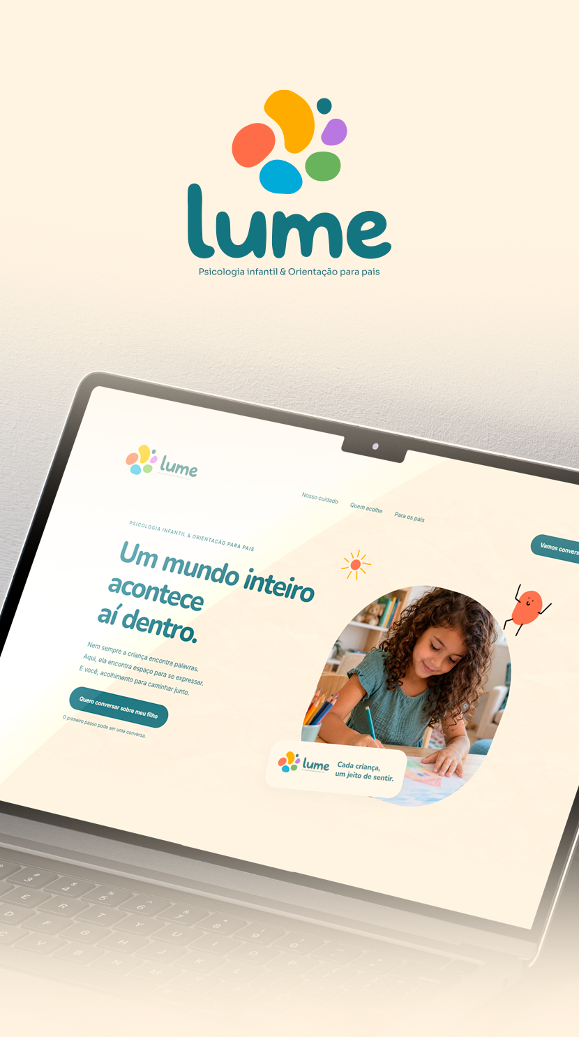 Lume — projeto de landing page